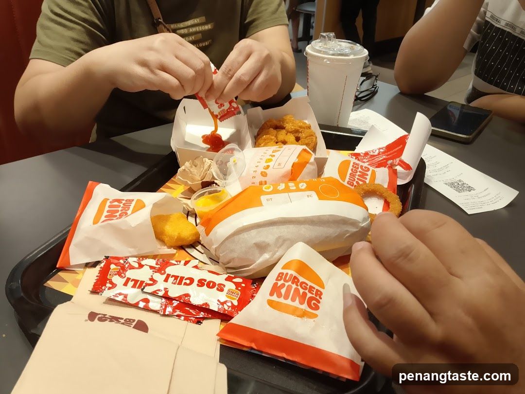 Burger King Meal Tray