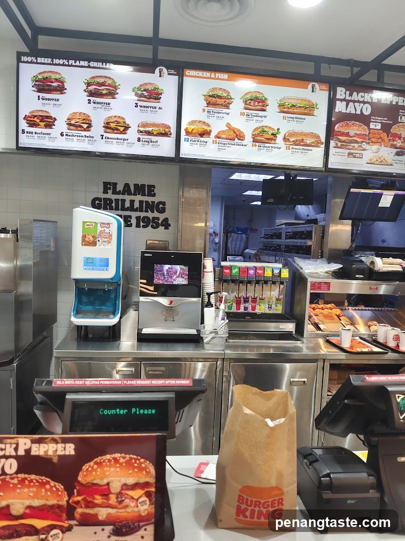 Burger King Counter Area