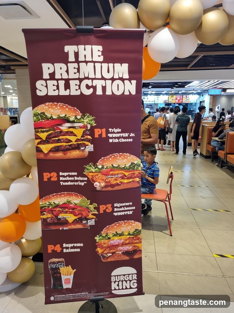 Burger King Premium Selection Display