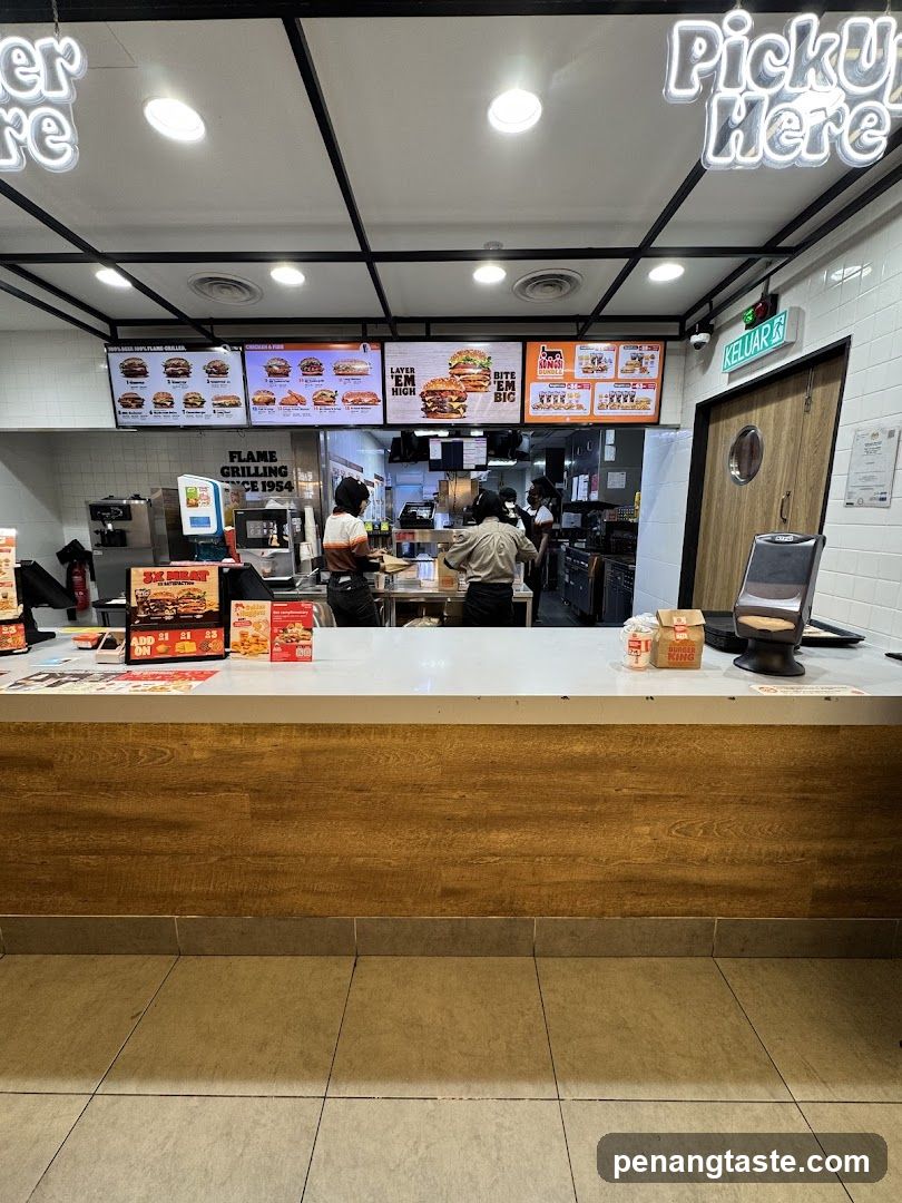 Burger Joint Counter View