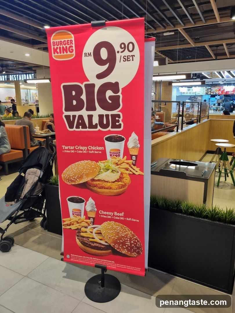 Burger King Big Value Set Ad