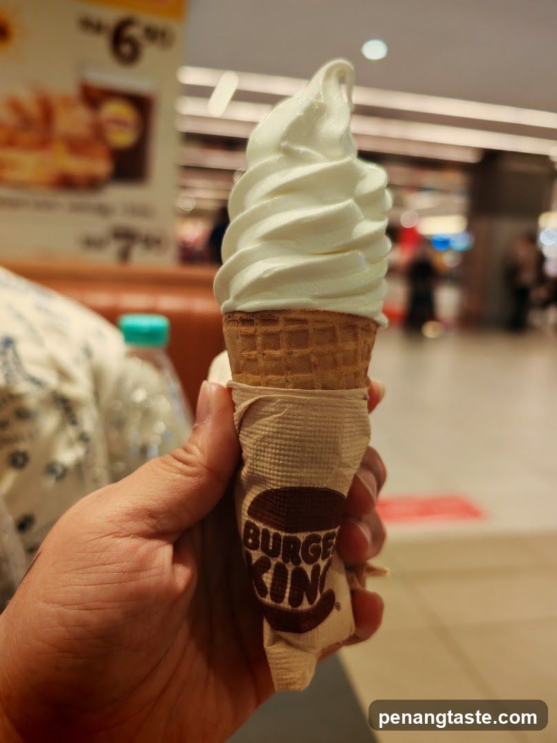 Burger King Soft Serve Ice Cream