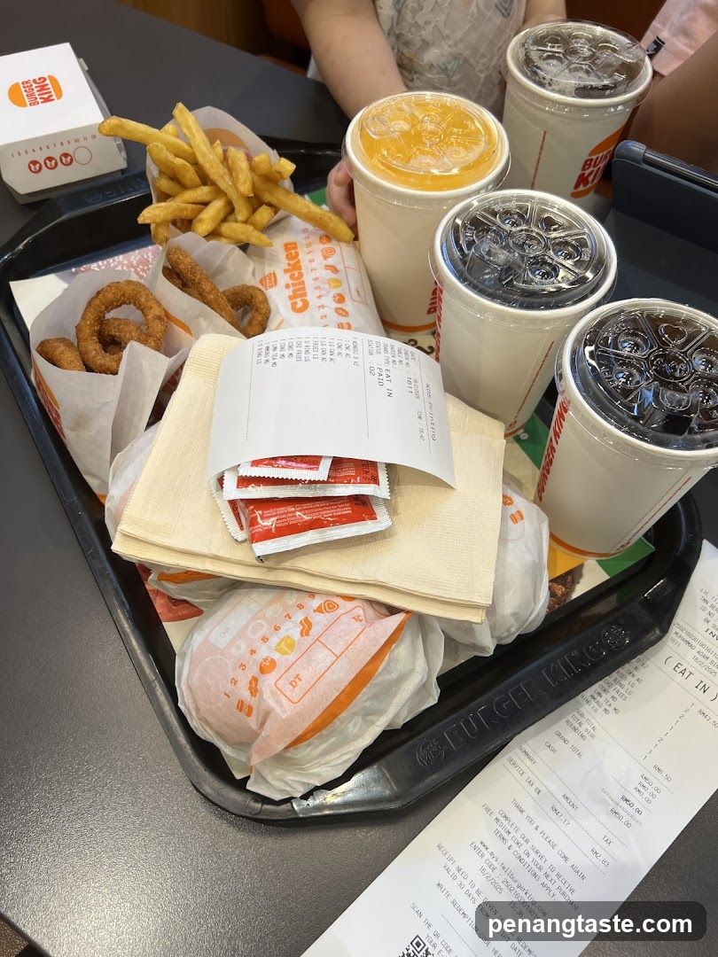 Burger King Meal Tray