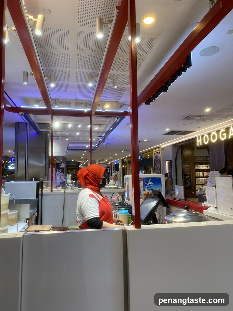 Food Stall Interior View