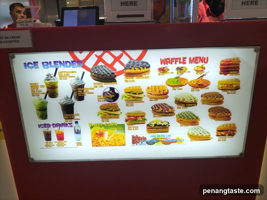 Waffle House Menu Board