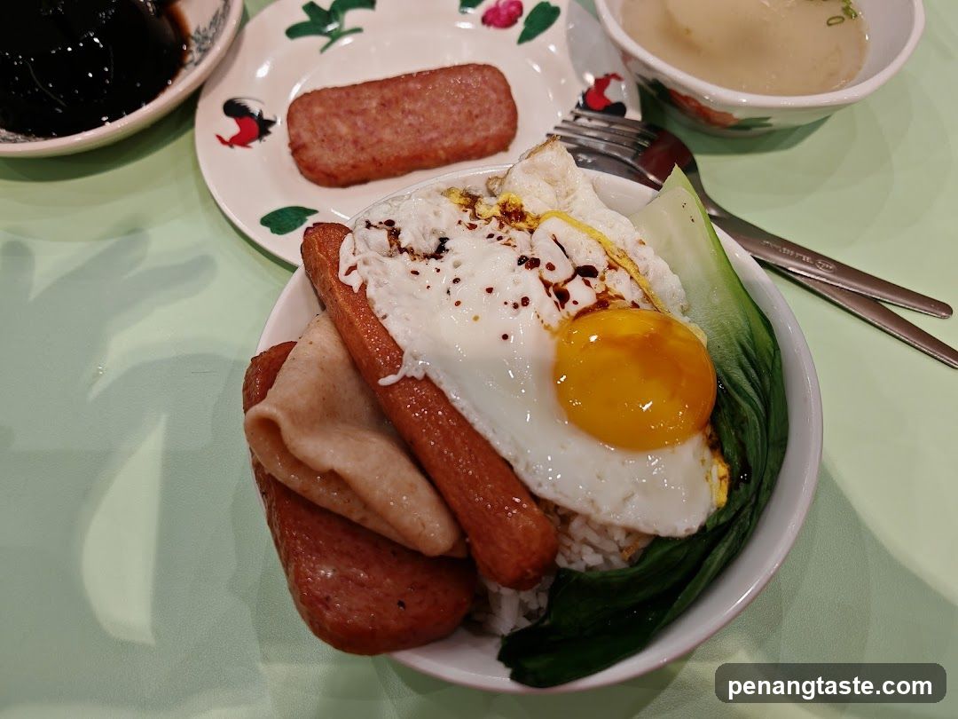 Fried Rice Bowl with Egg and Sausage
