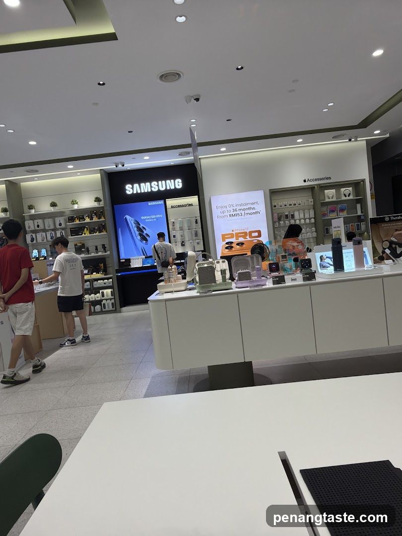 Electronics Store Interior