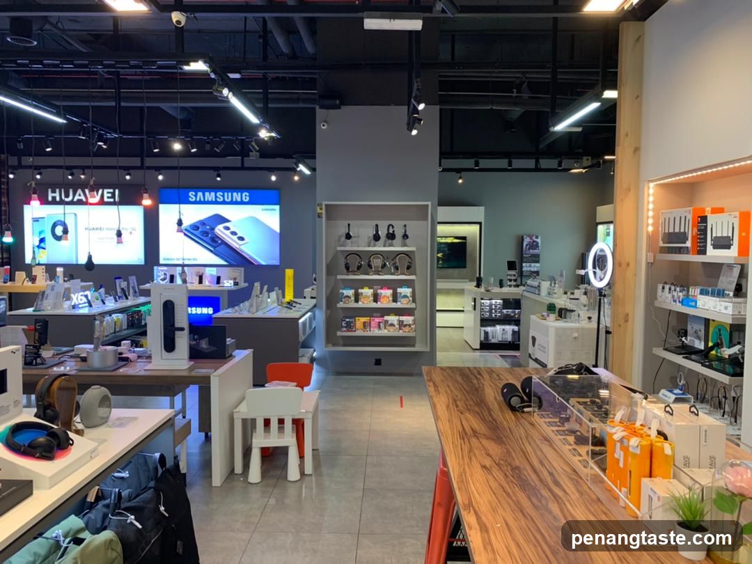 Electronics Store Interior