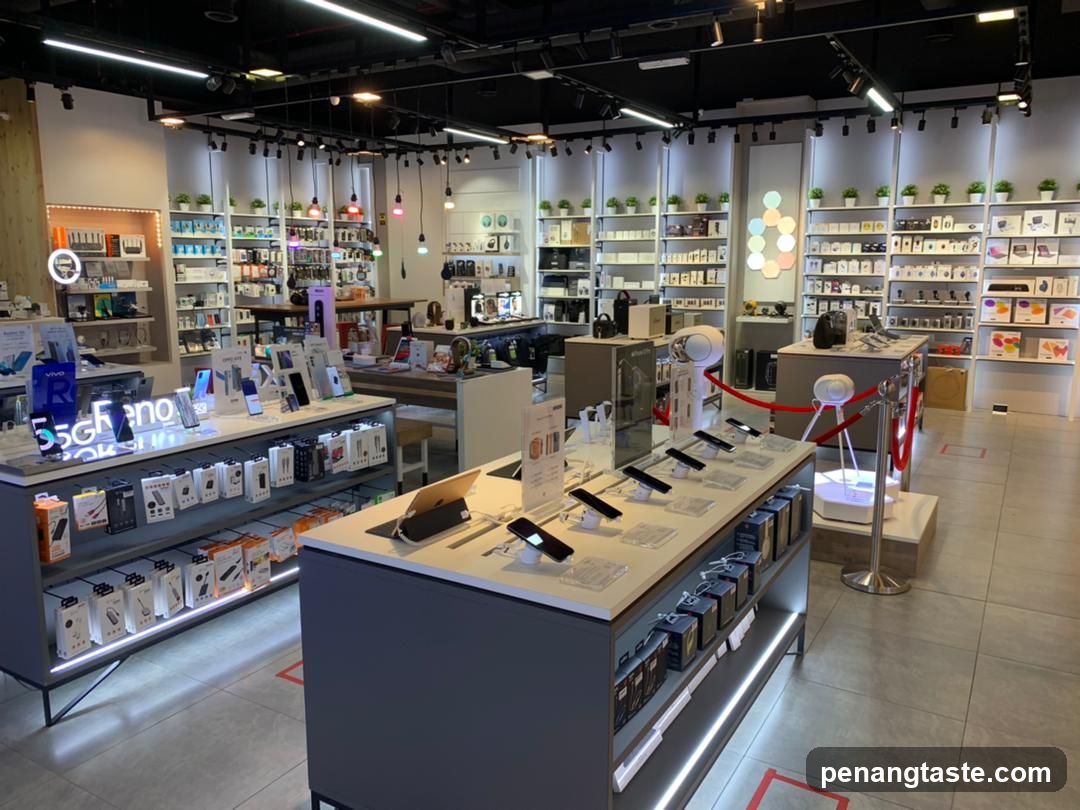 Electronics Store Interior