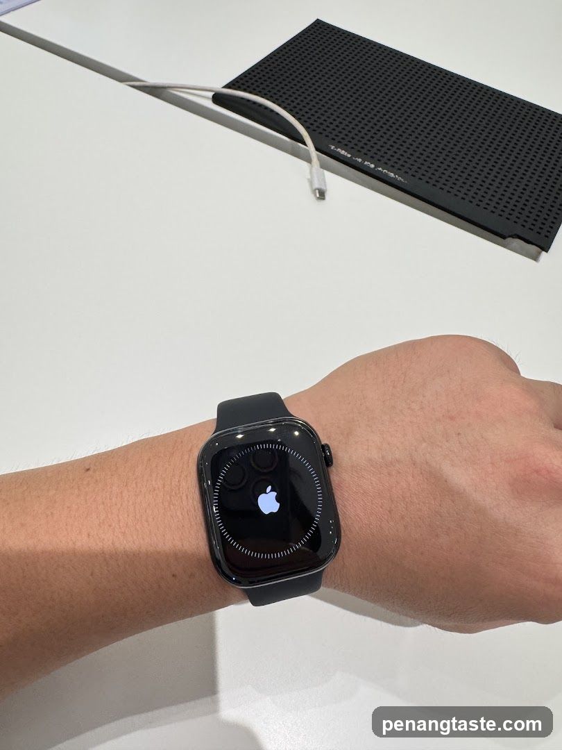 Apple Watch on wrist