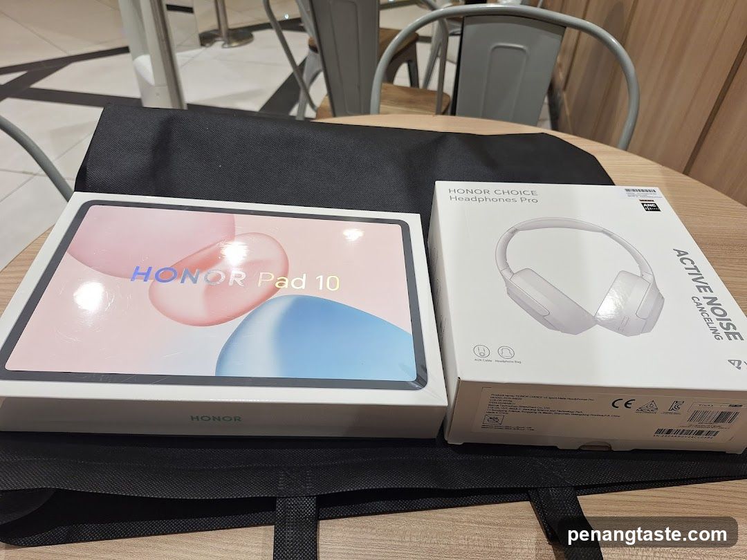 Honor Product Boxes on Table