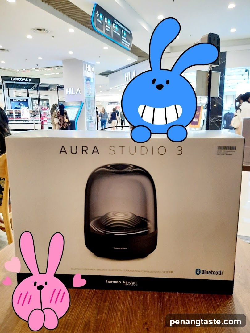 Harman Kardon Aura Studio 3 Box in Mall Interior