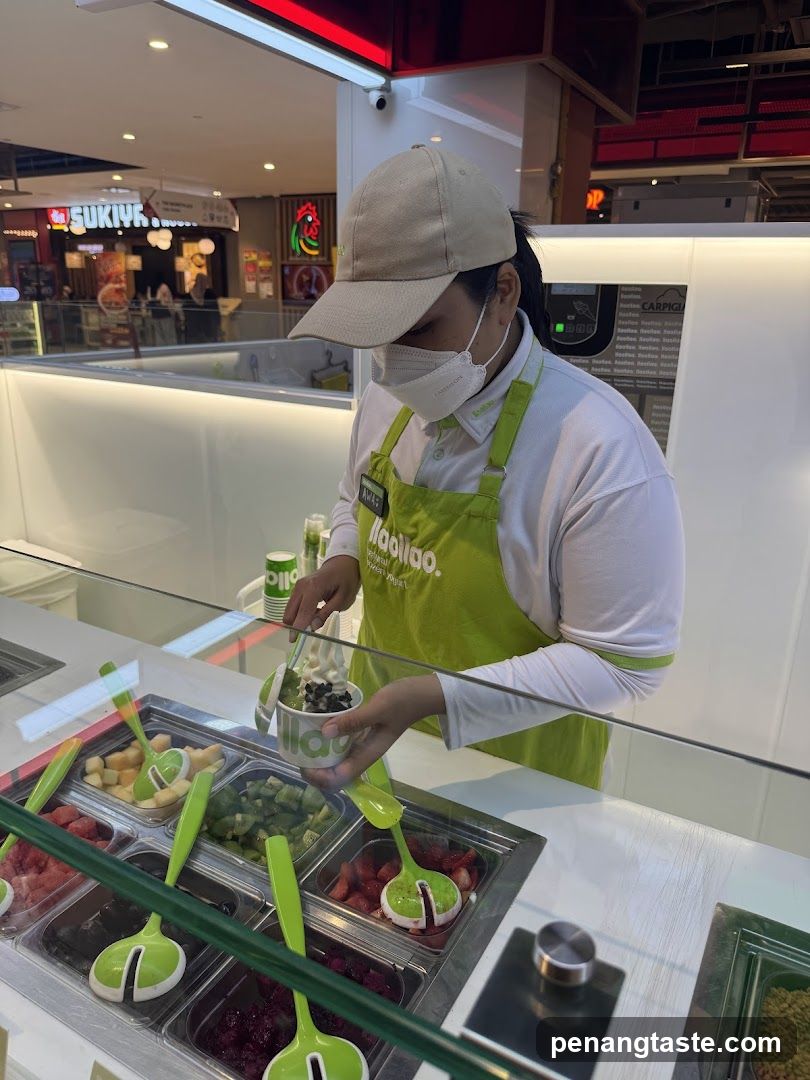Staff at food stall