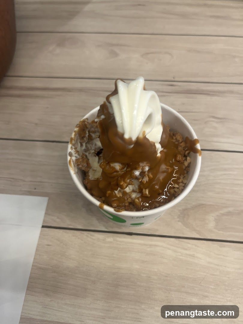 Ice cream dessert