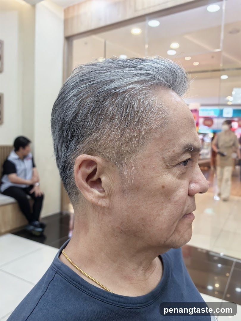 Interior shot of a person in a commercial space