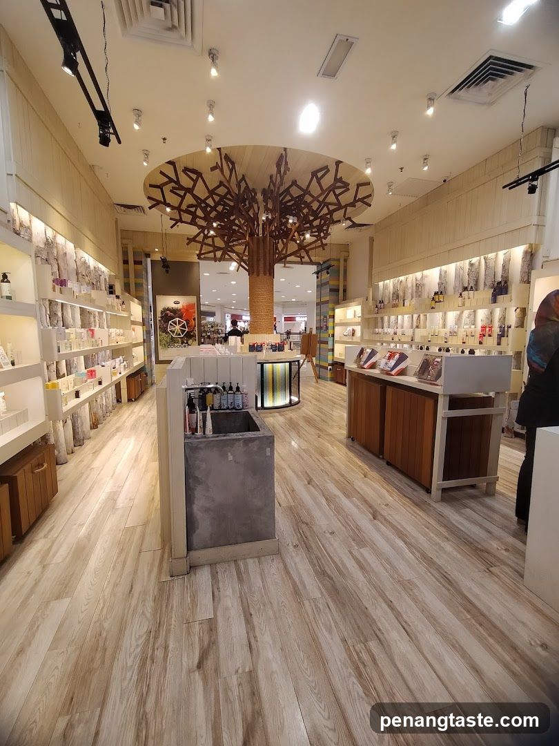 Interior of a retail store