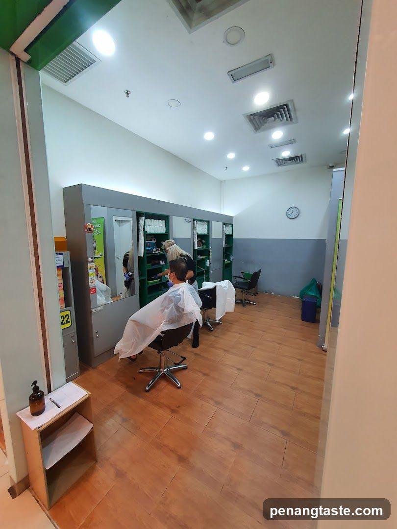 Interior of a salon