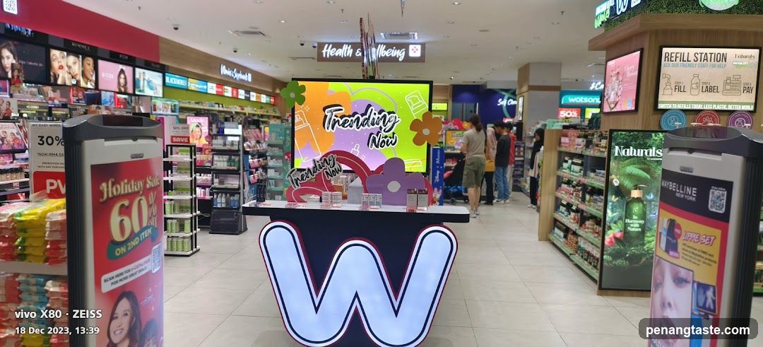 Interior of retail store