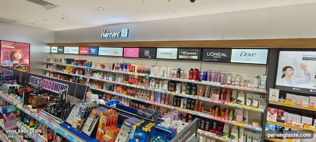 Haircare Section in Retail Store