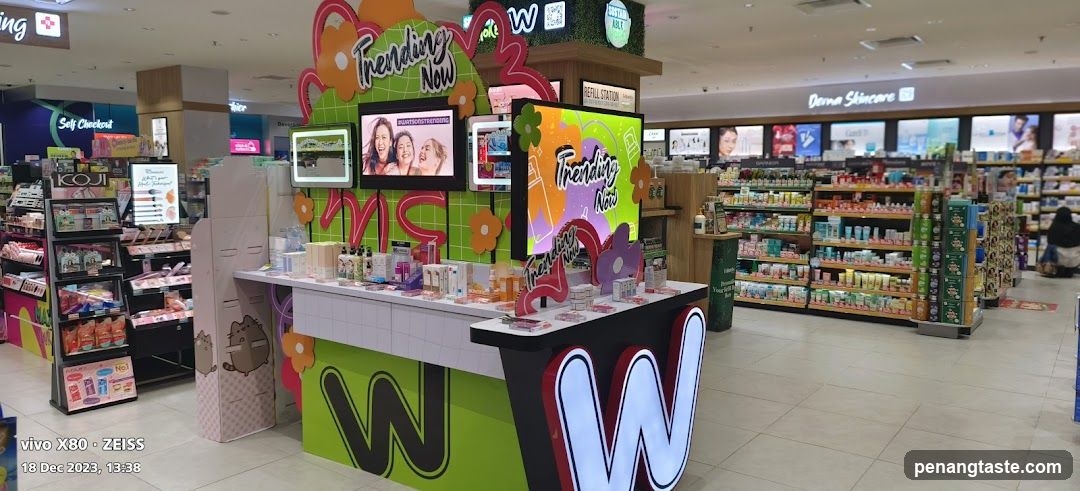 Interior of a retail store