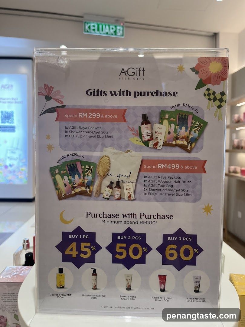 AGift with care promotional display