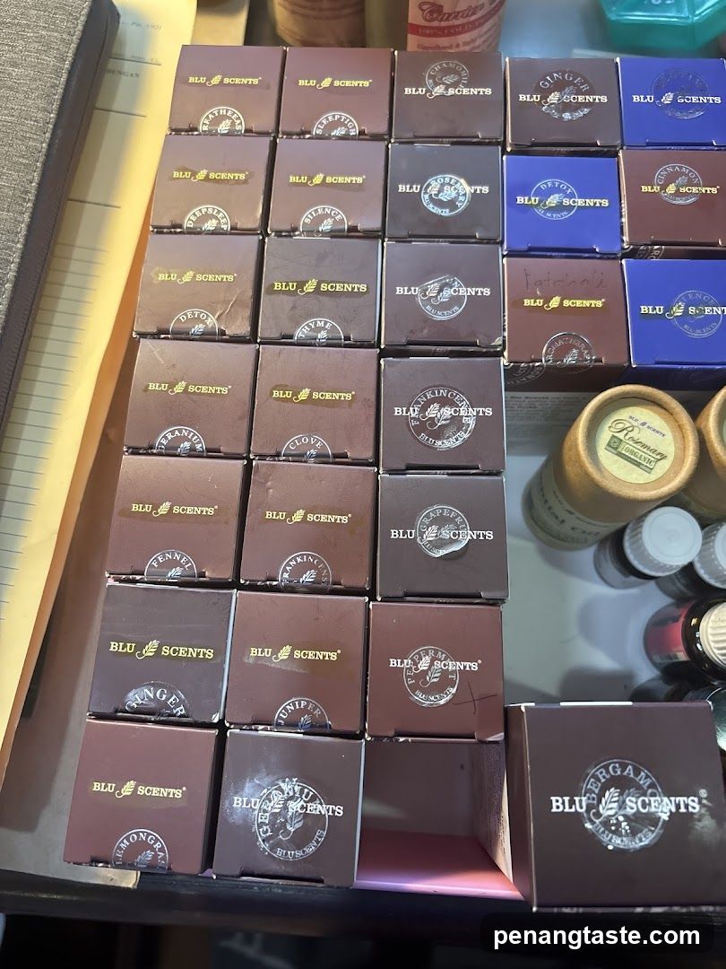 Blu Scents Product Display