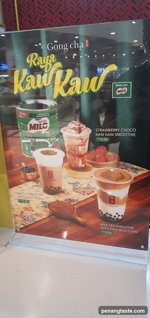 Gong cha Raya Kau Kau promotional poster
