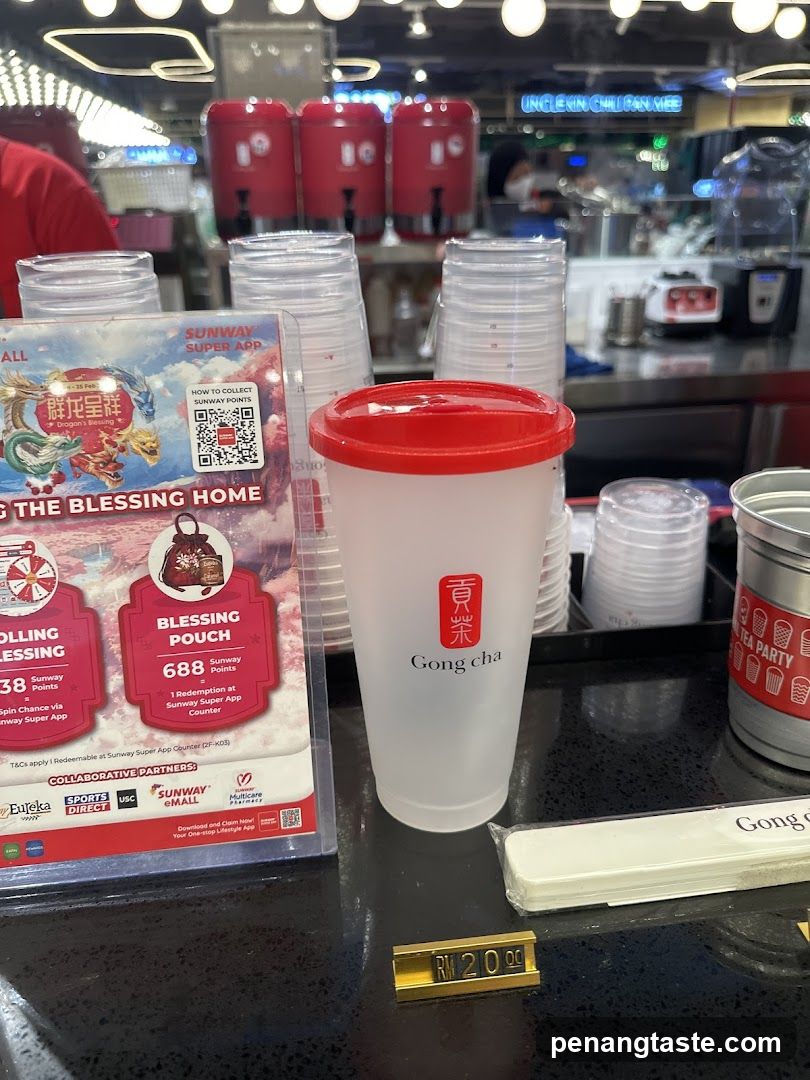 Gong cha counter
