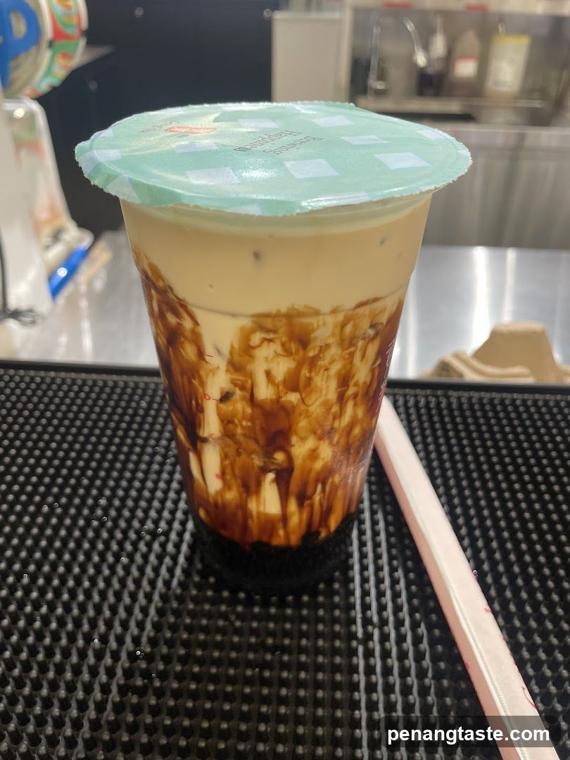 Boba tea drink