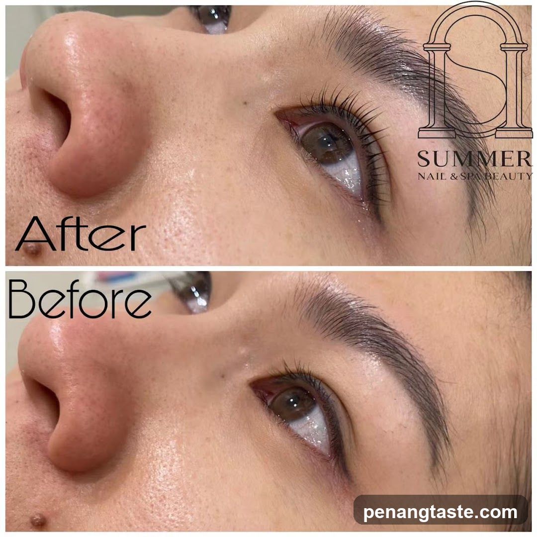 Before and After Beauty Treatment