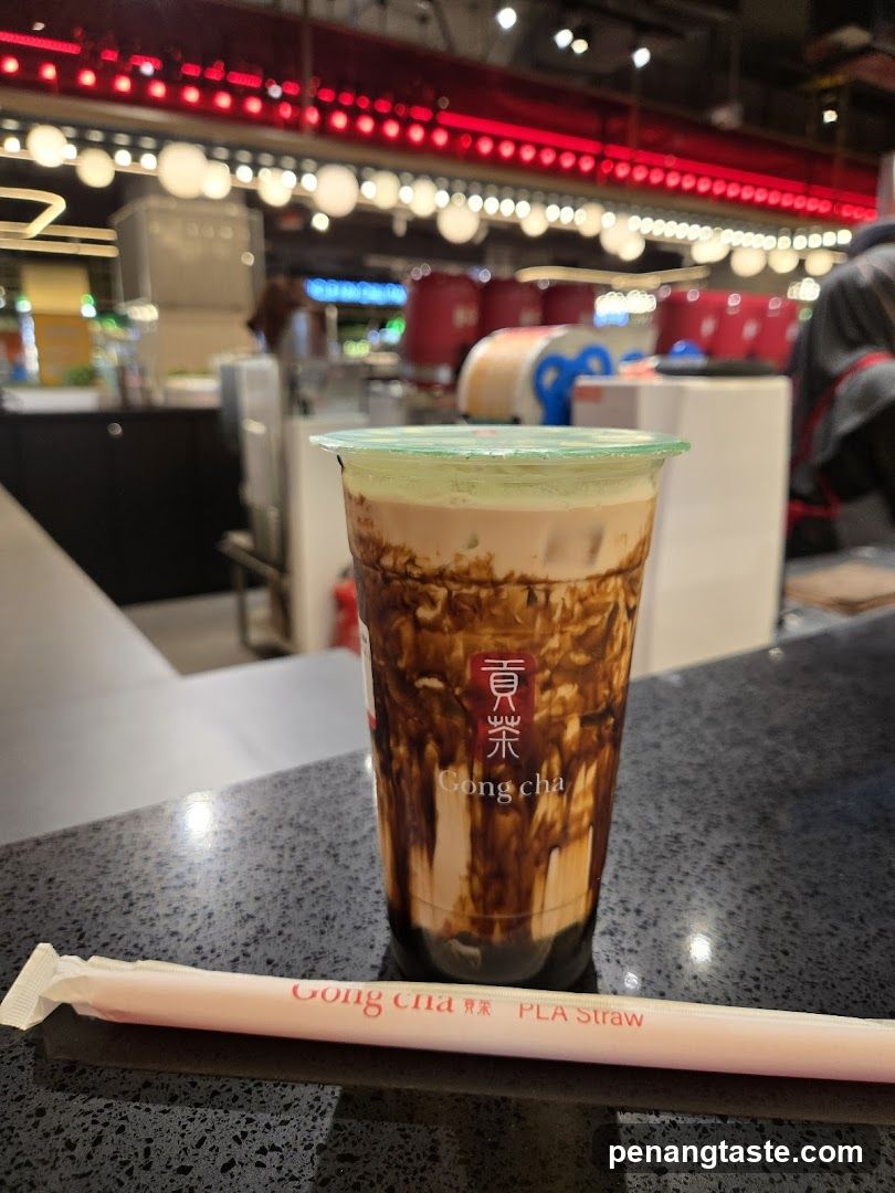 Gong Cha beverage in store interior