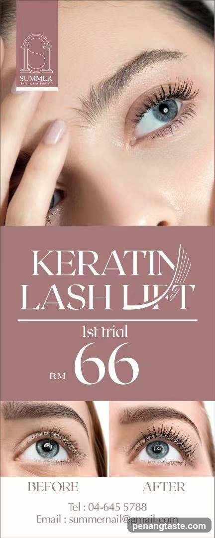 Keratin Lash Lift Advertisement