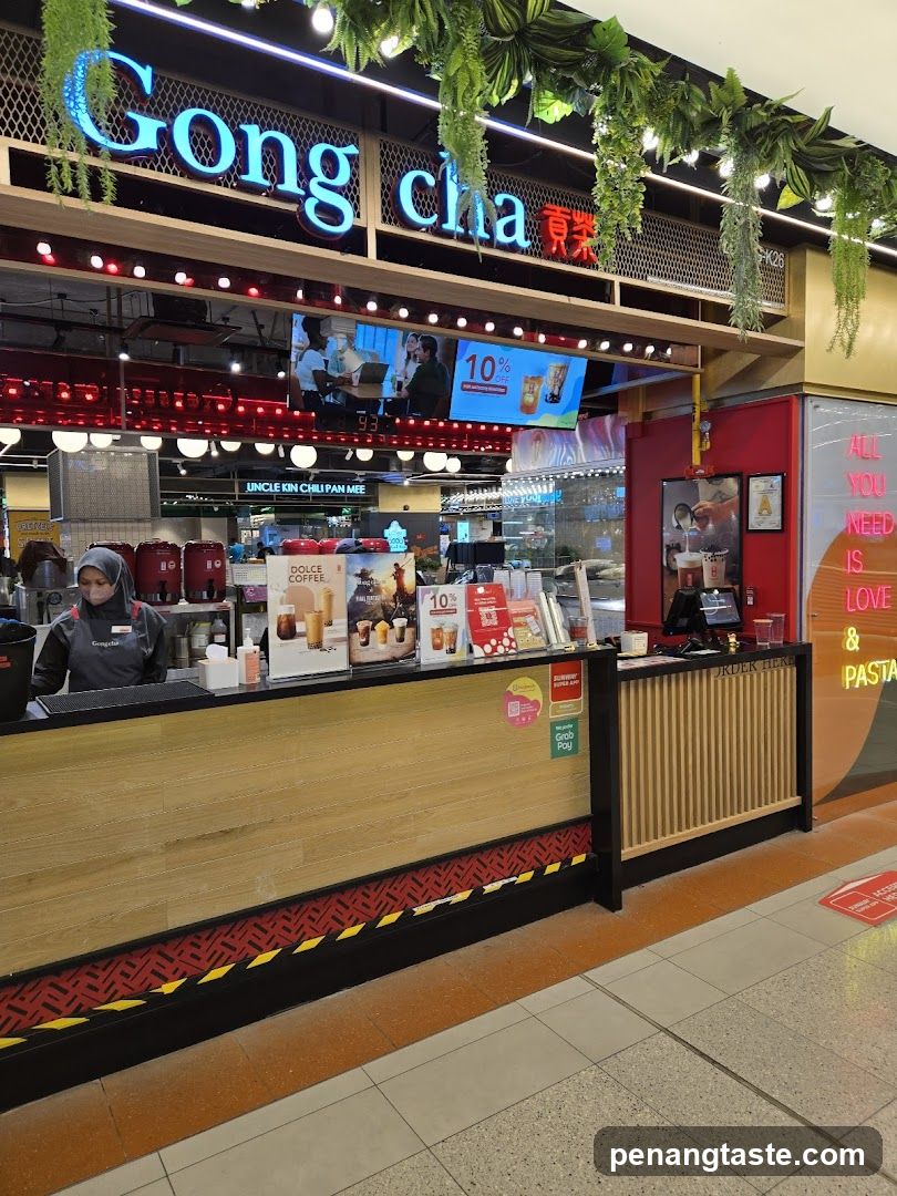 Gong cha storefront interior