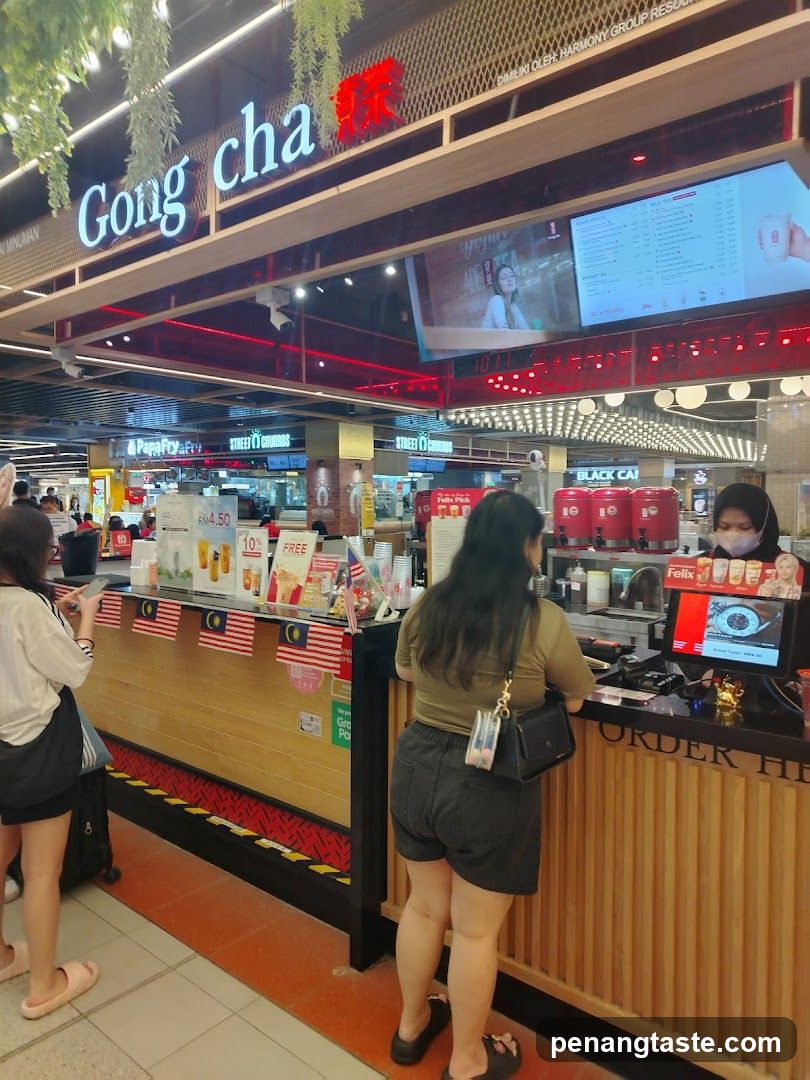 Gong cha storefront interior