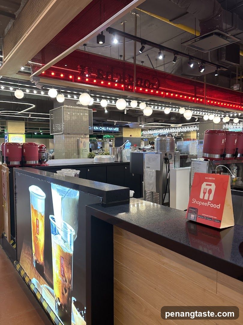 Food court interior