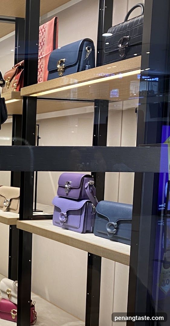 Handbag Display in Store