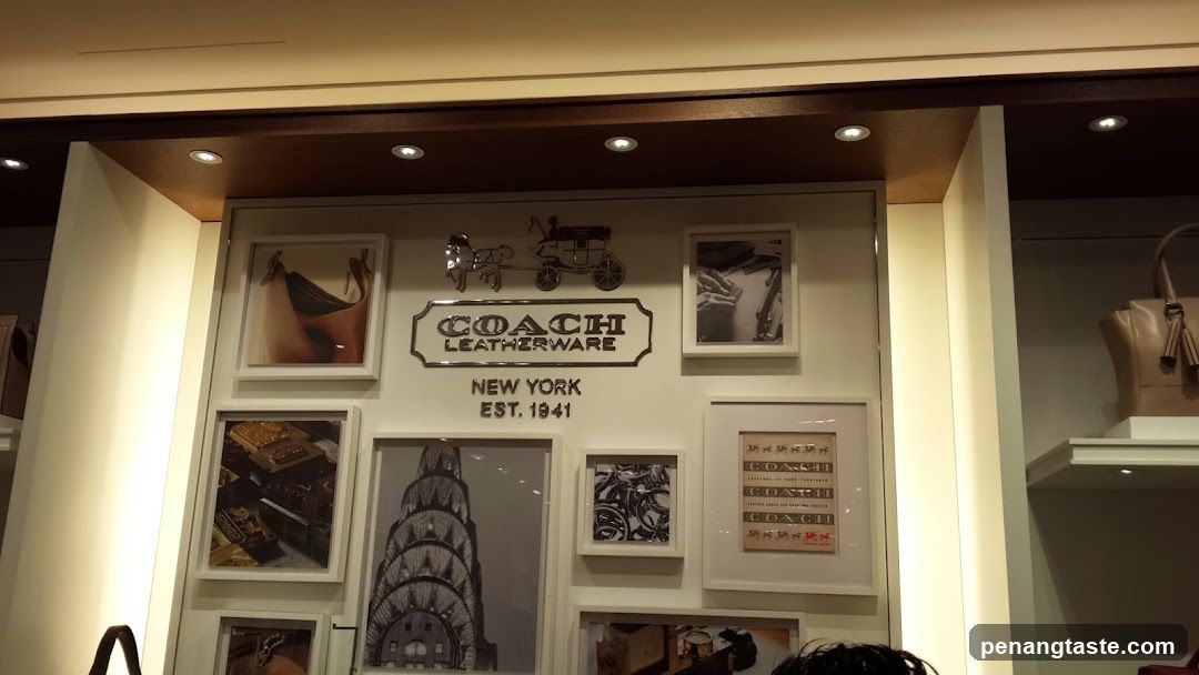Coach Leatherware Display Wall