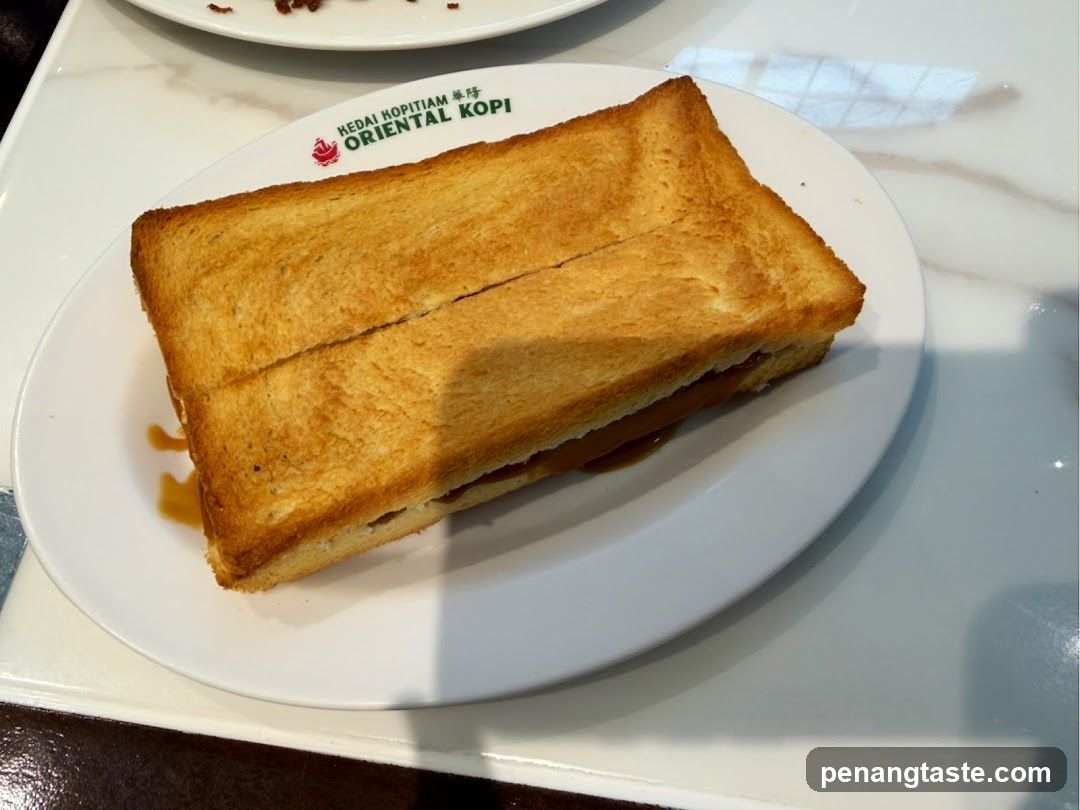 Toasted Sandwich on Plate