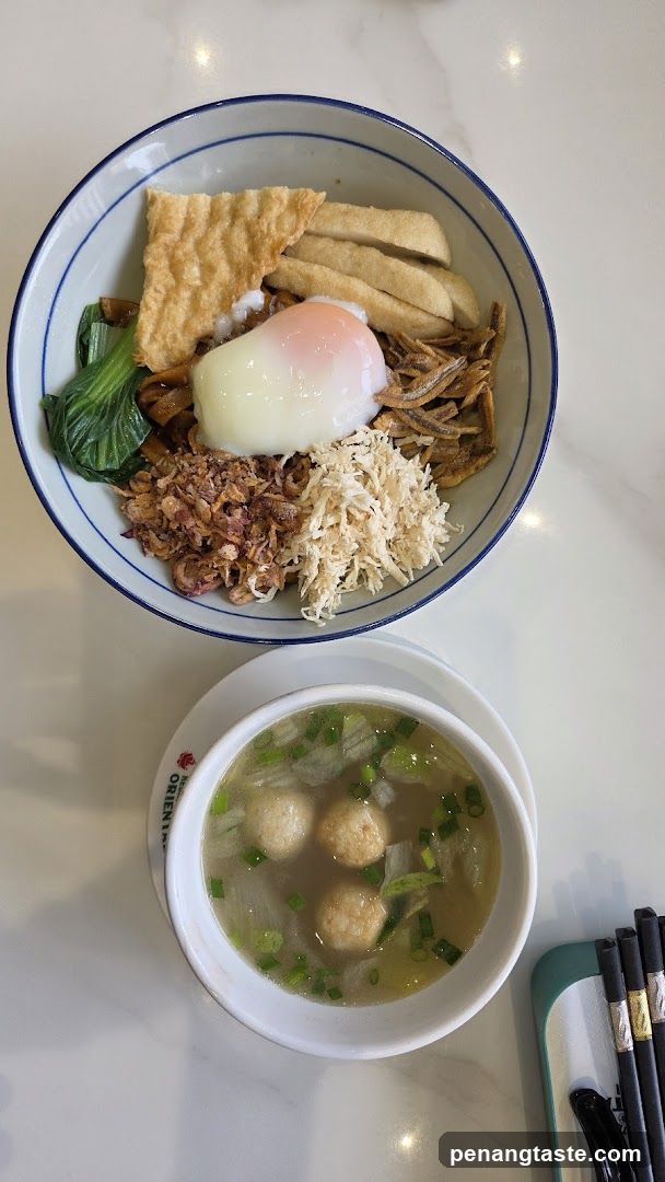 Food served at a dining table