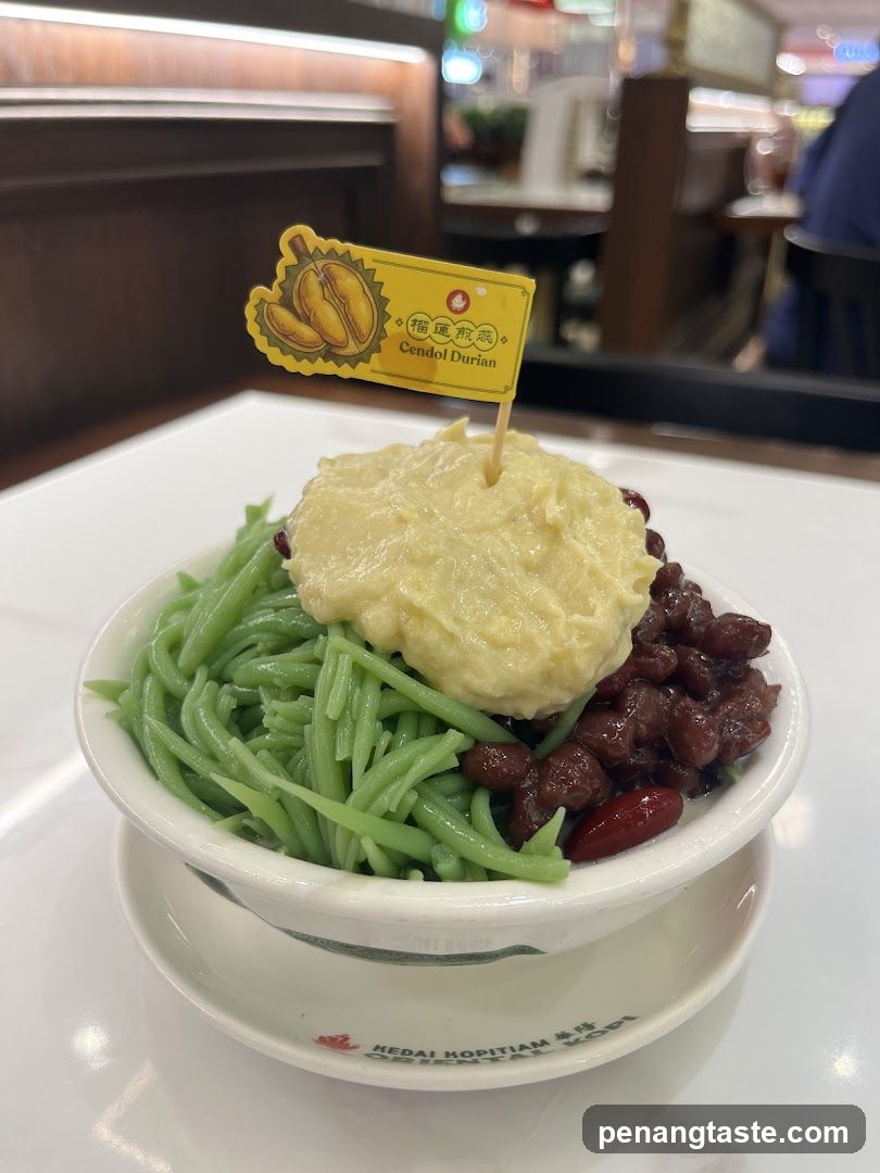 Cendol Durian Dessert