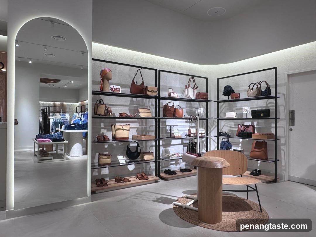 Interior of a boutique store
