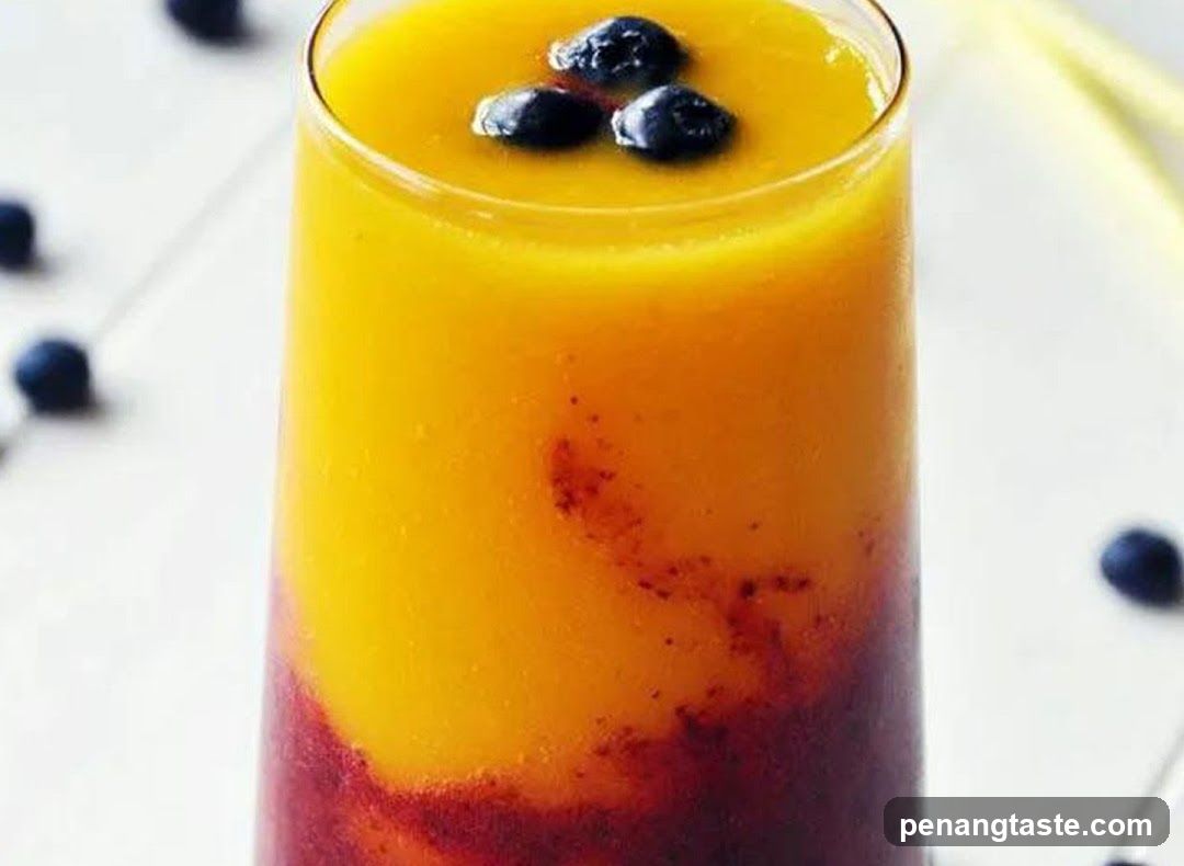 Mango Blueberry Smoothie