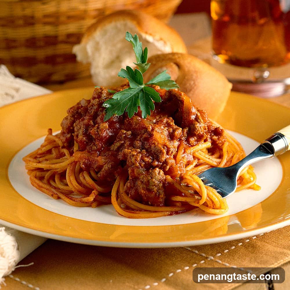 Spaghetti Bolognese Dish