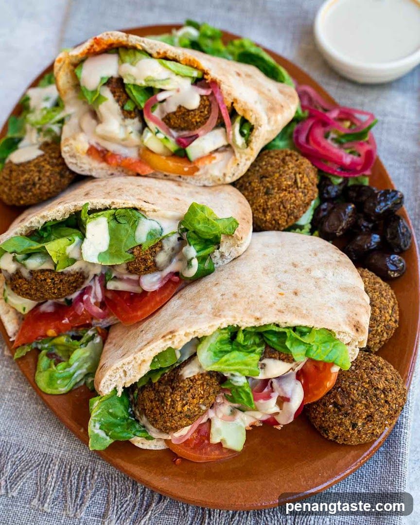 Ful medames and pita sandwiches
