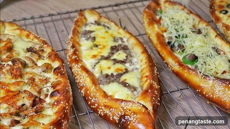 Baked Pizzas on Cooling Rack