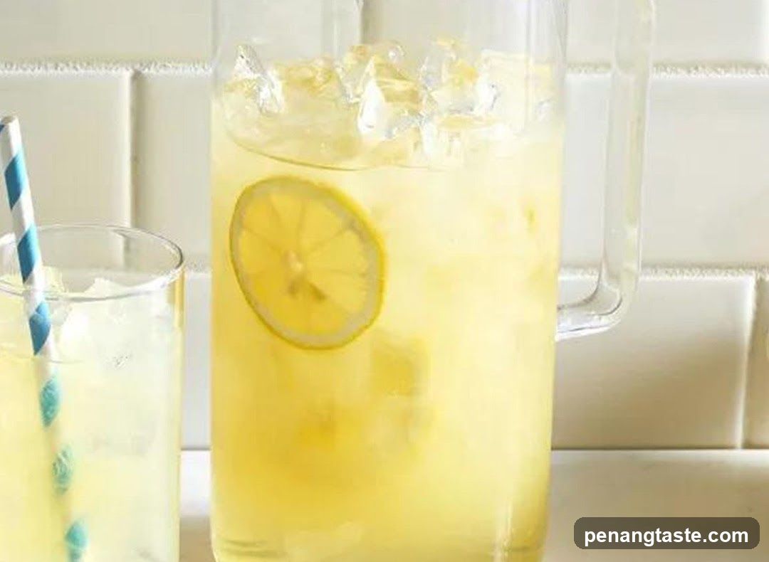 Lemonade Pitcher and Glass