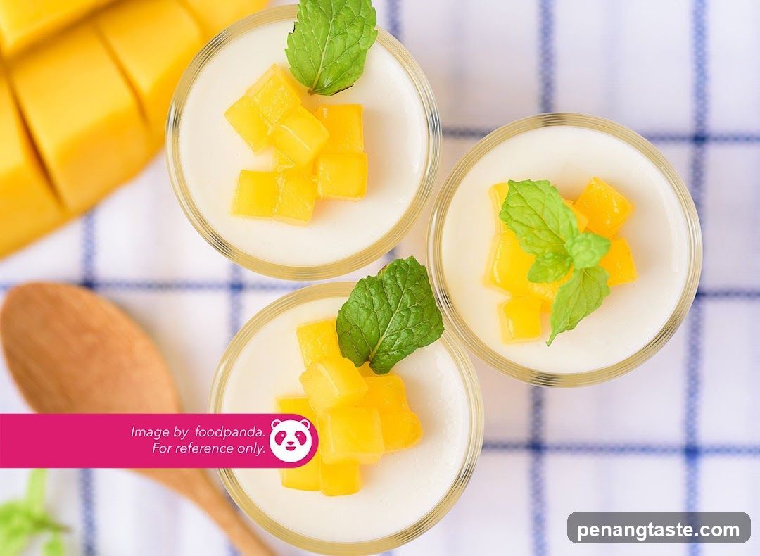 Mango Pudding Dessert
