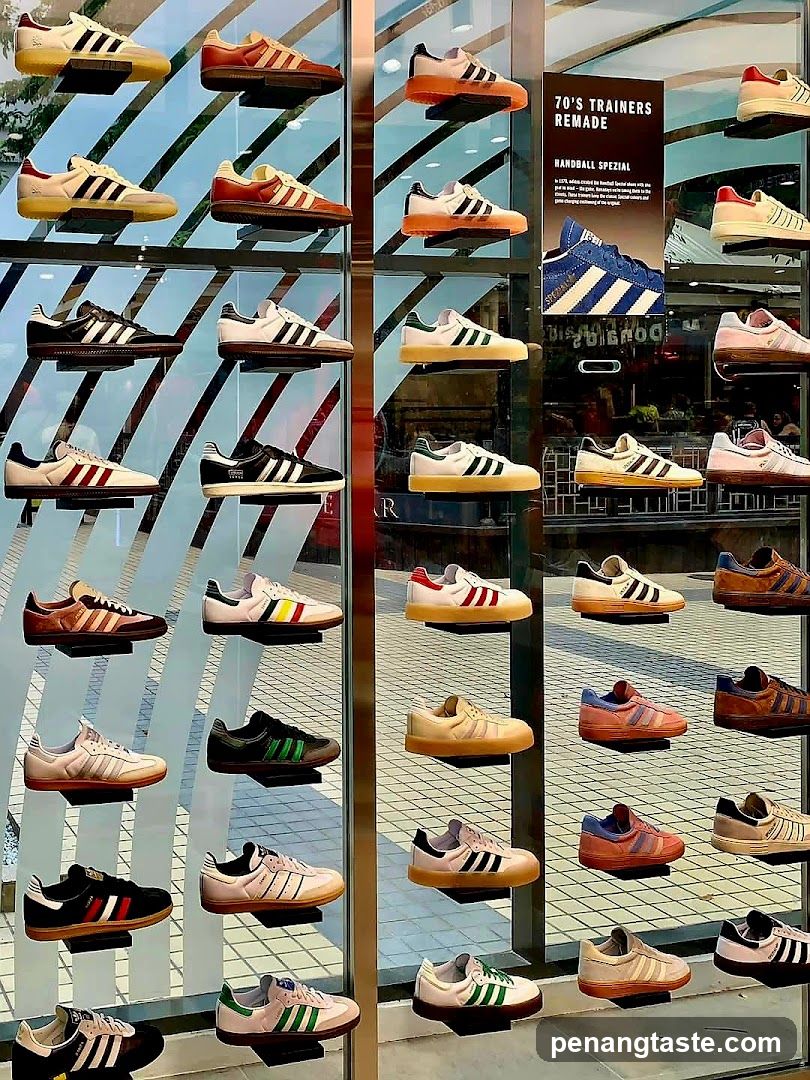 Adidas Shoe Display Window