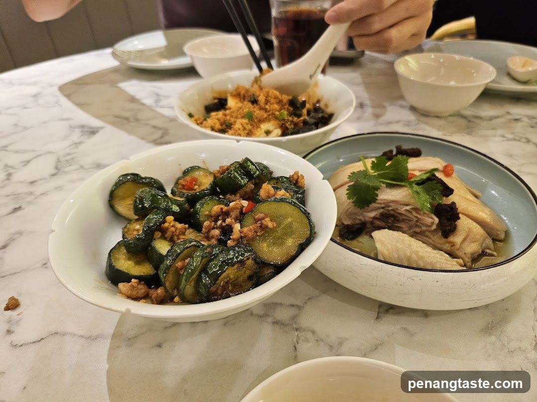 Dining Table with Chinese Dishes