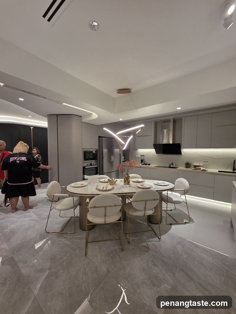 Modern Interior Dining Area